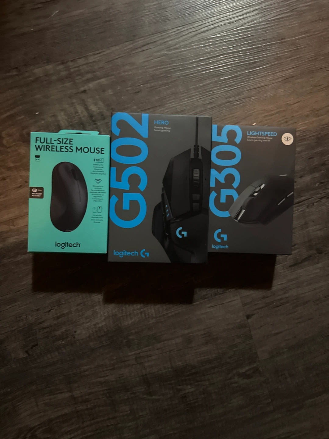 Logitech G305 & G502 HERO Gaming Mouse
