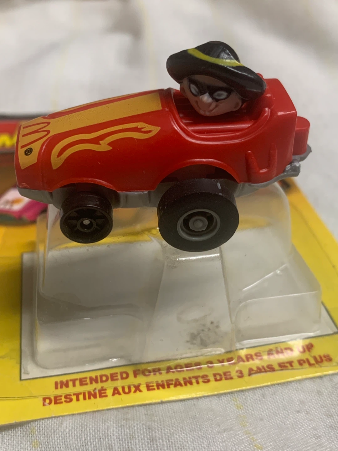 Vintage McDonald's Hamburglar Roadster Fast Macs Toy Car - photo 2