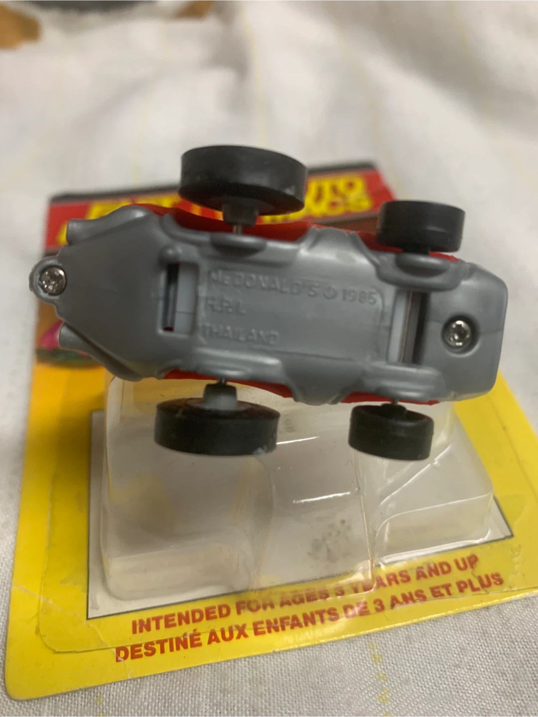 Vintage McDonald's Hamburglar Roadster Fast Macs Toy Car - photo 4