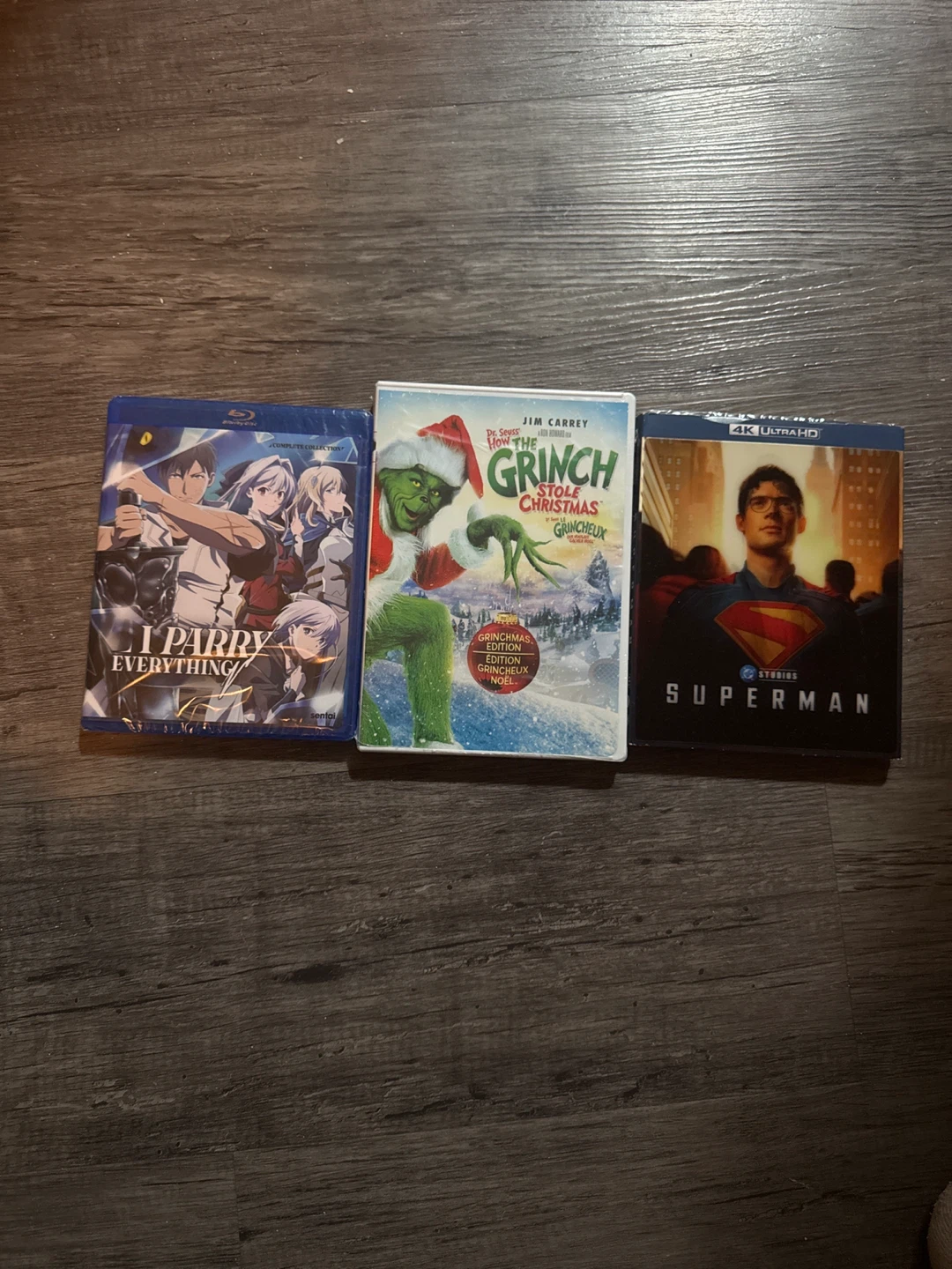 Blu-ray Movies: I Parry Everything, The Grinch, Superman
