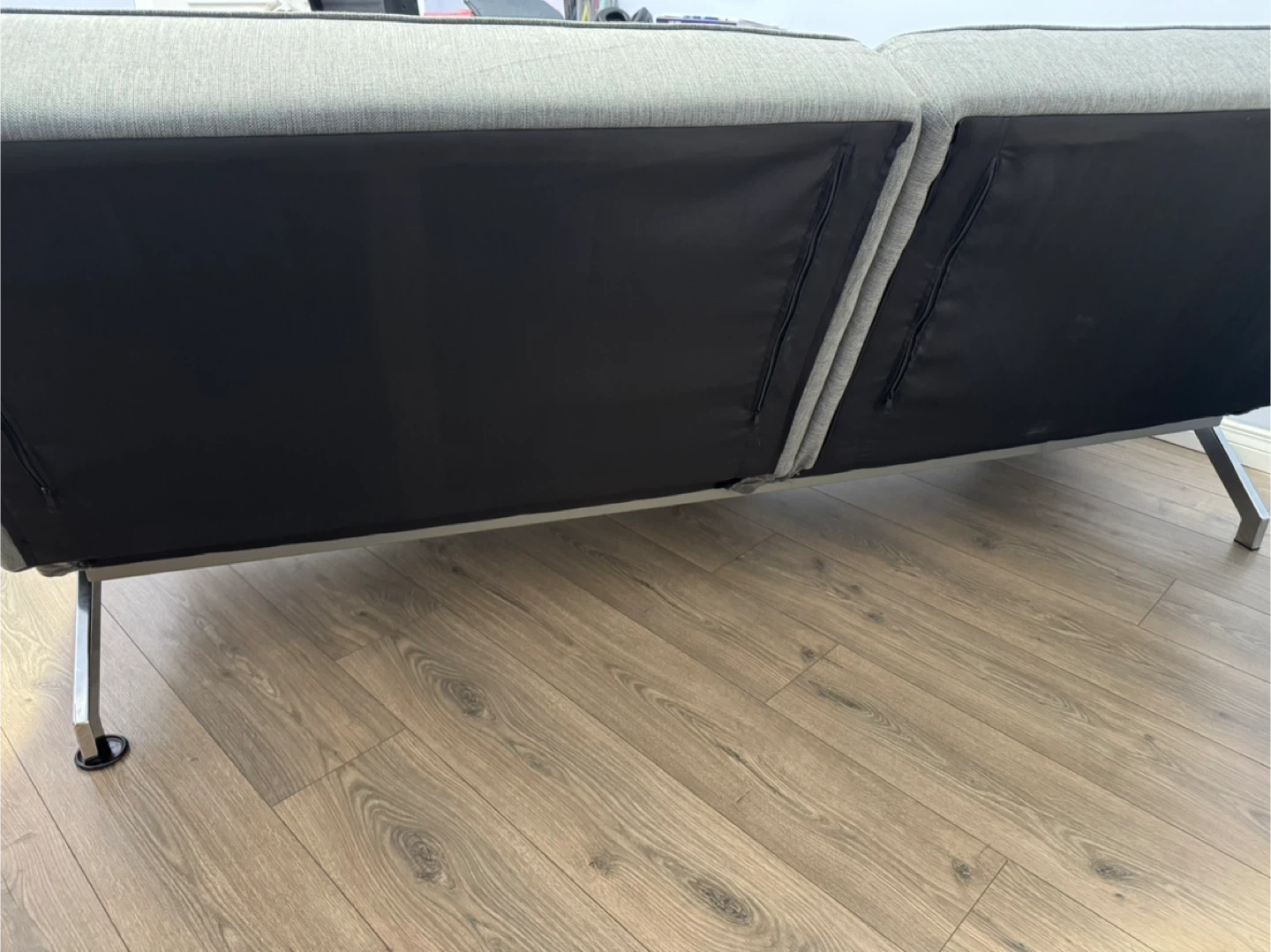 Grey Futon Sofa Bed - photo 3