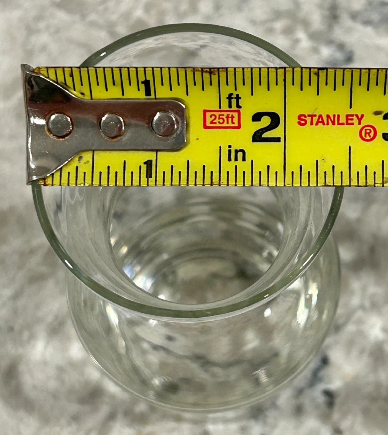Clear Glass Vase - 6.5" Tall - photo 3