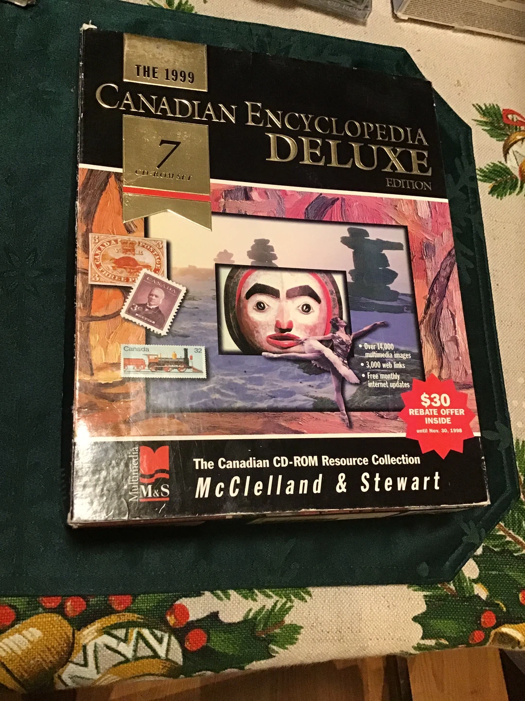 CANADIAN ENCYCLOPEDIA DELUXE EDITION SET OF 7 CDs 1999