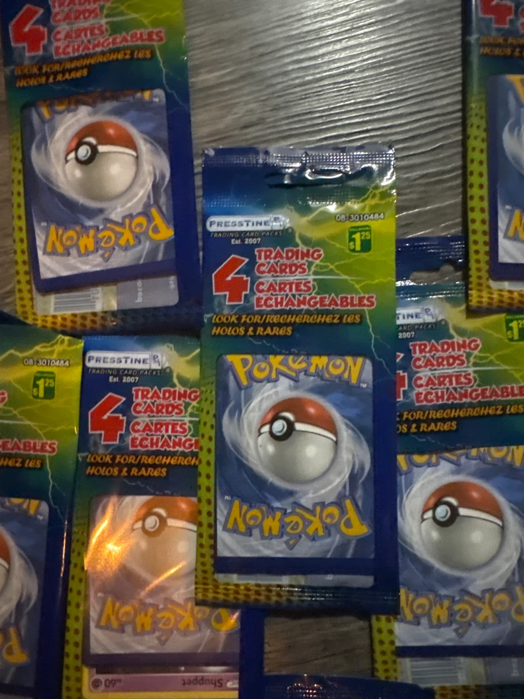 Presstine Pokemon Trading Card Packs (4 Cards) - photo 3