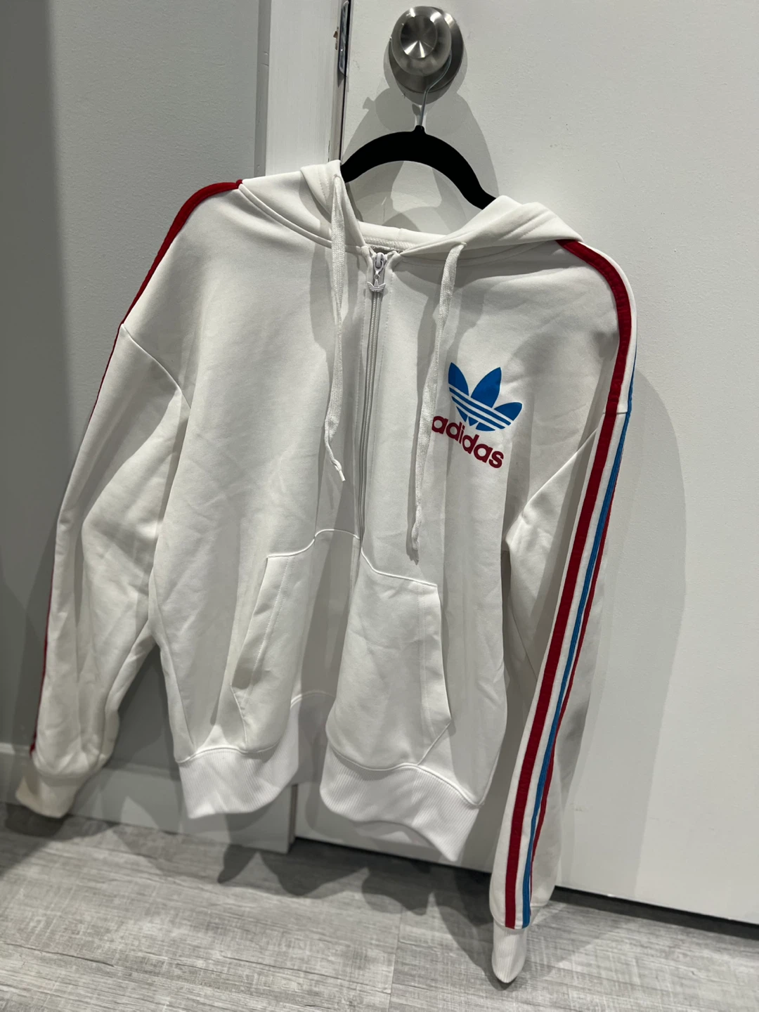 Adidas White Hoodie