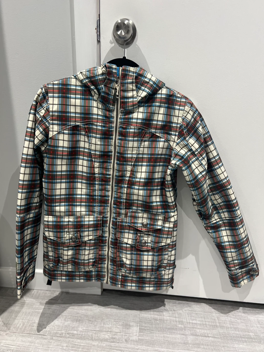 Burton Plaid Jacket - Size Small