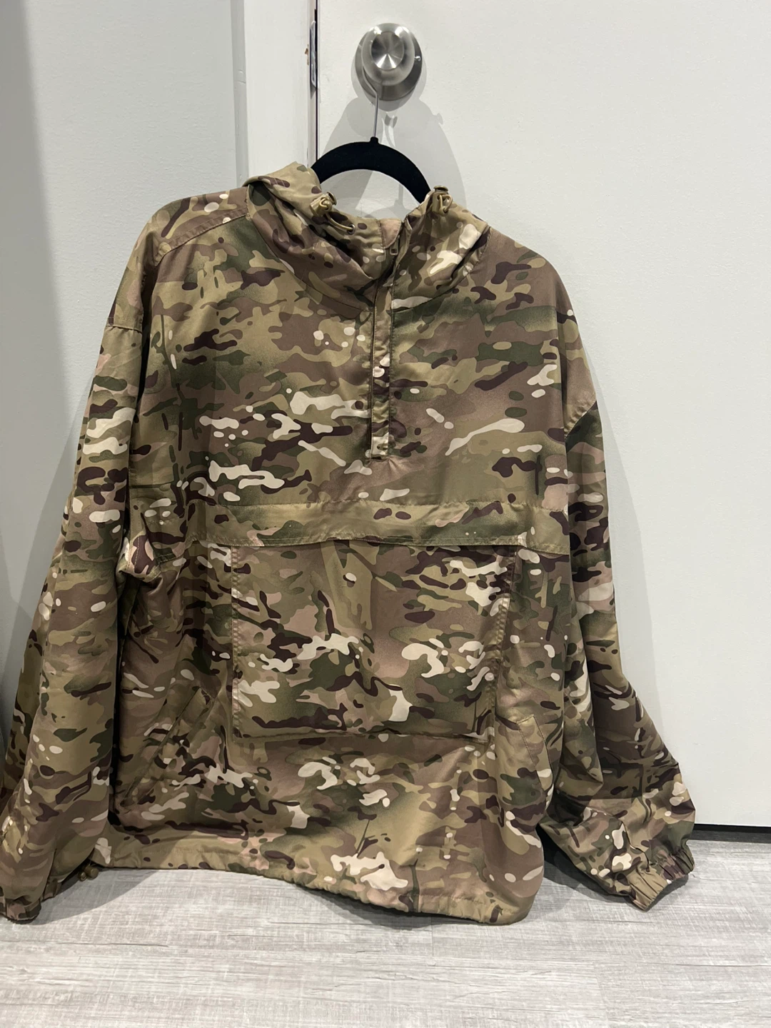Mil Tec Camo Pullover Windbreaker Jacket