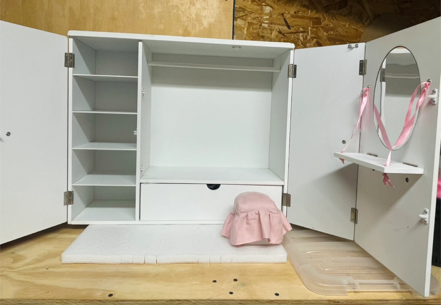 Our Generation Wooden Wardrobe - Closet for 18" Dolls - photo 2