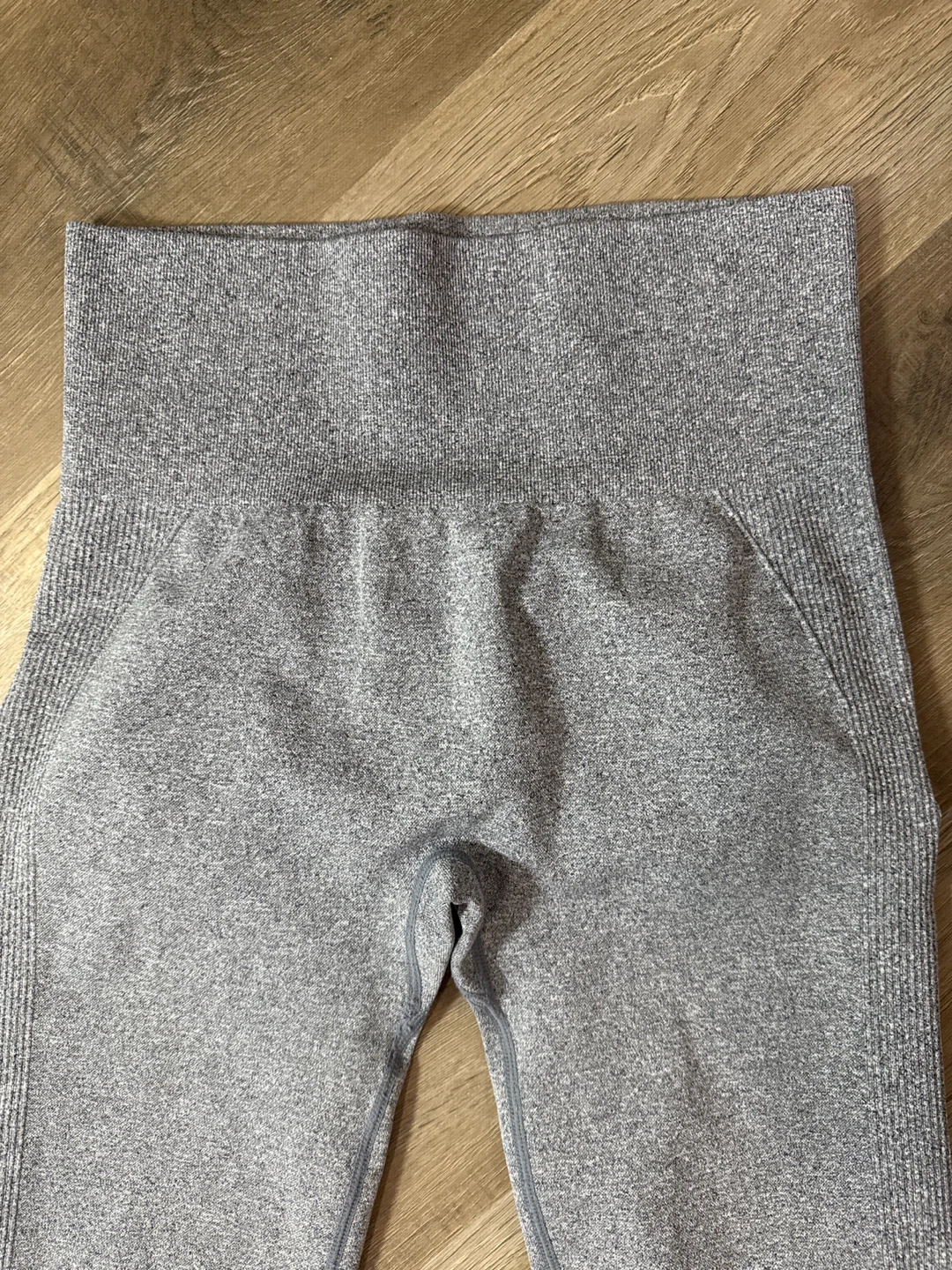 Gray High Waist Workout Leggings - Size M - photo 2