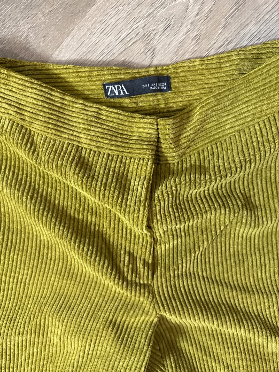 Zara Corduroy Flare Pants - Size S - photo 2