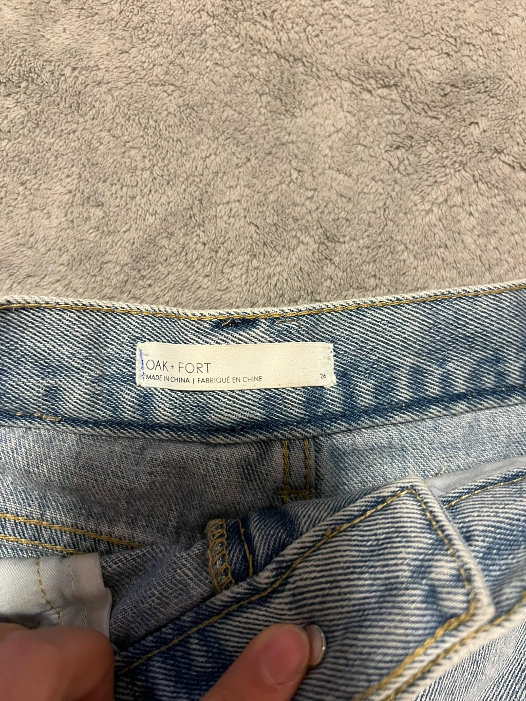 Oak + Fort Denim Shorts - photo 3