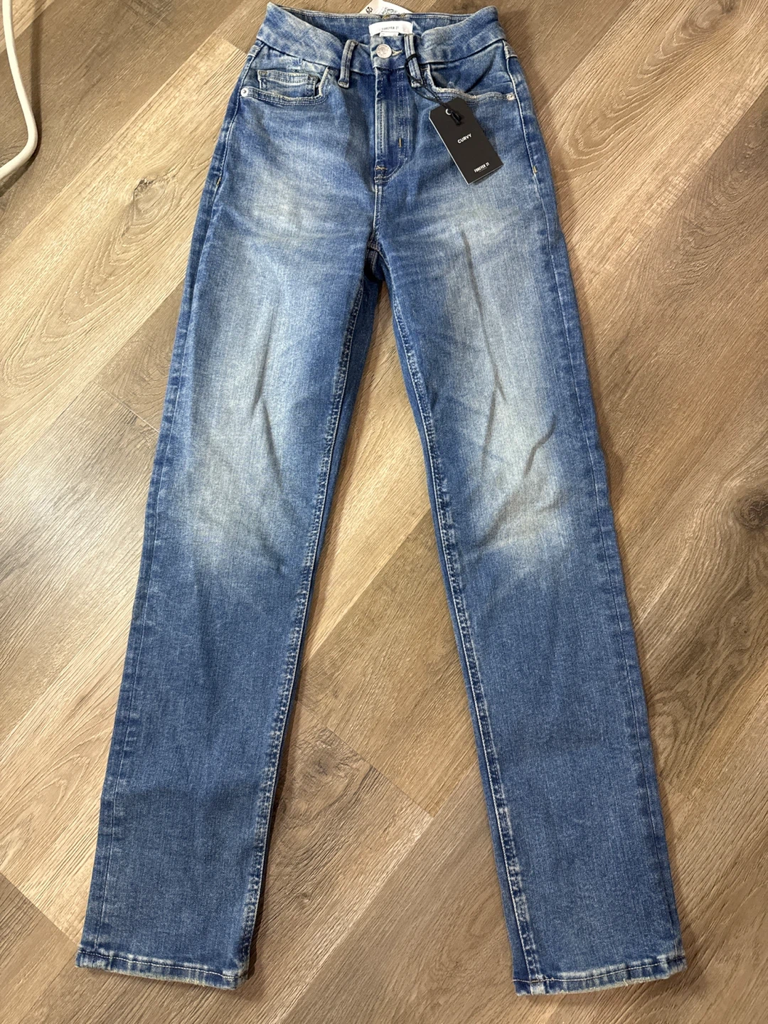 New Forever 21 Curvy Straight Jeans - Size 24