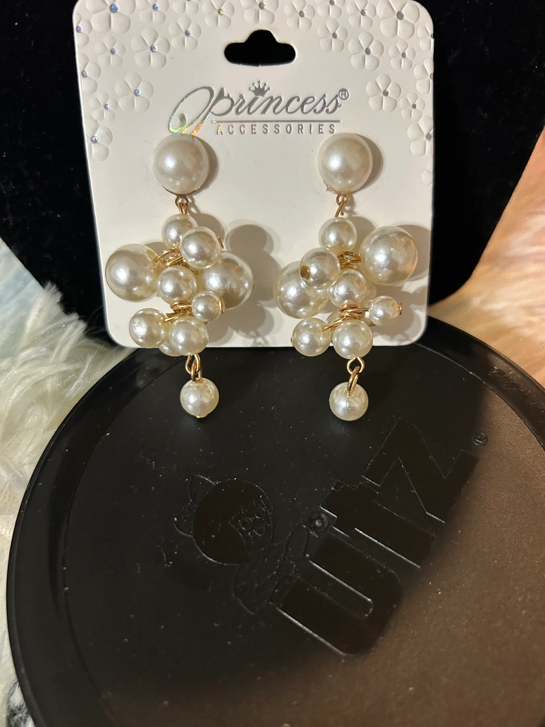 Princess Accessories Pearl Drop Earrings - New!