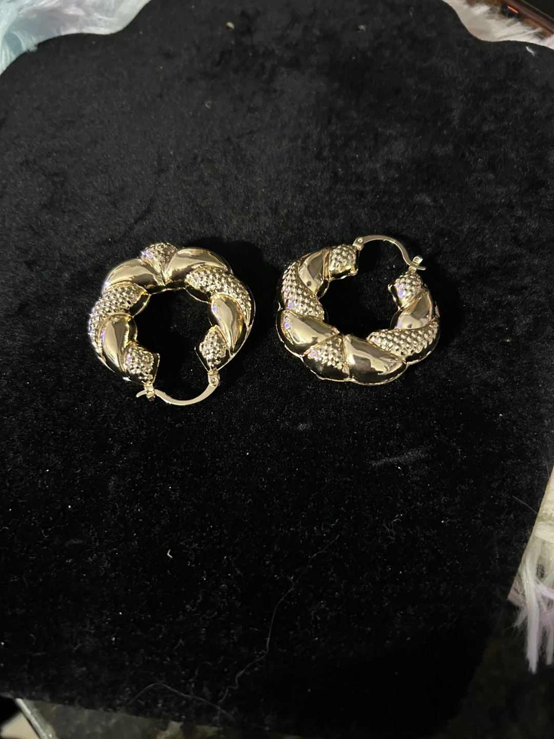Gold Tone Hoop Earrings - photo 2