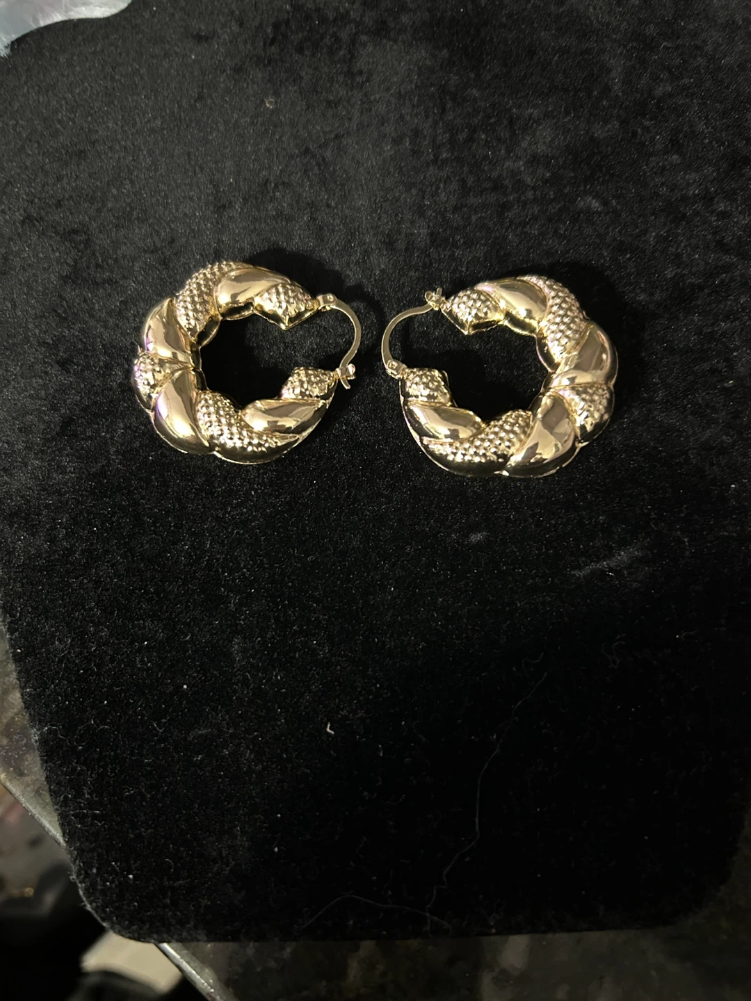 Gold Tone Hoop Earrings - photo 3