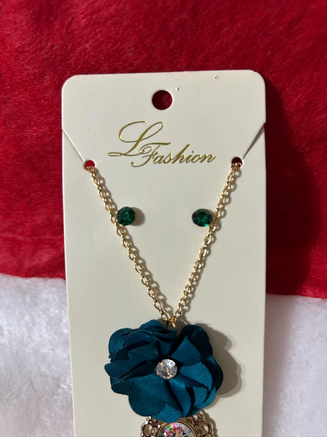 L Fashion Frida Kahlo Necklace & Earrings Set - photo 2