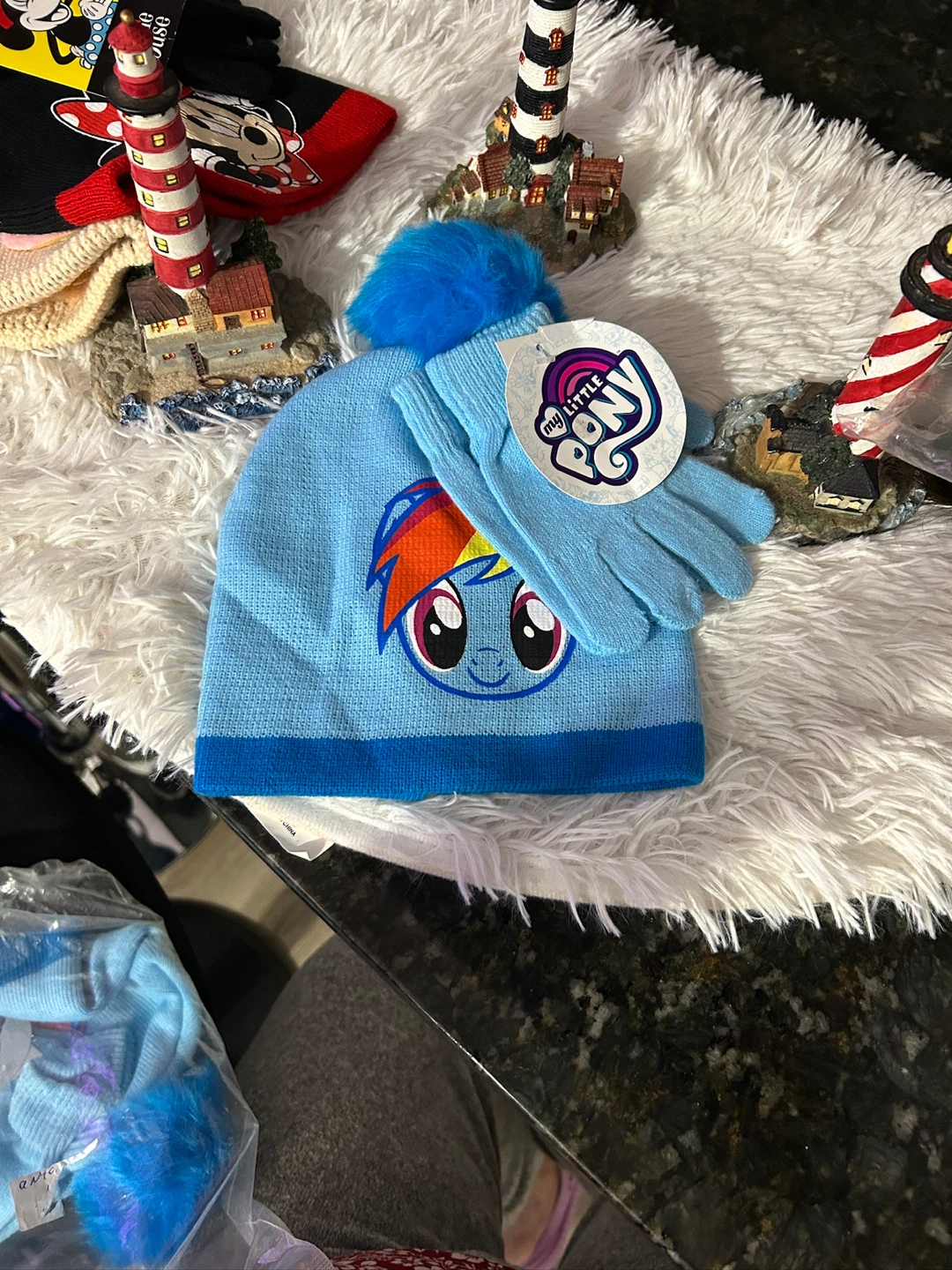 New My Little Pony Hat & Gloves Set