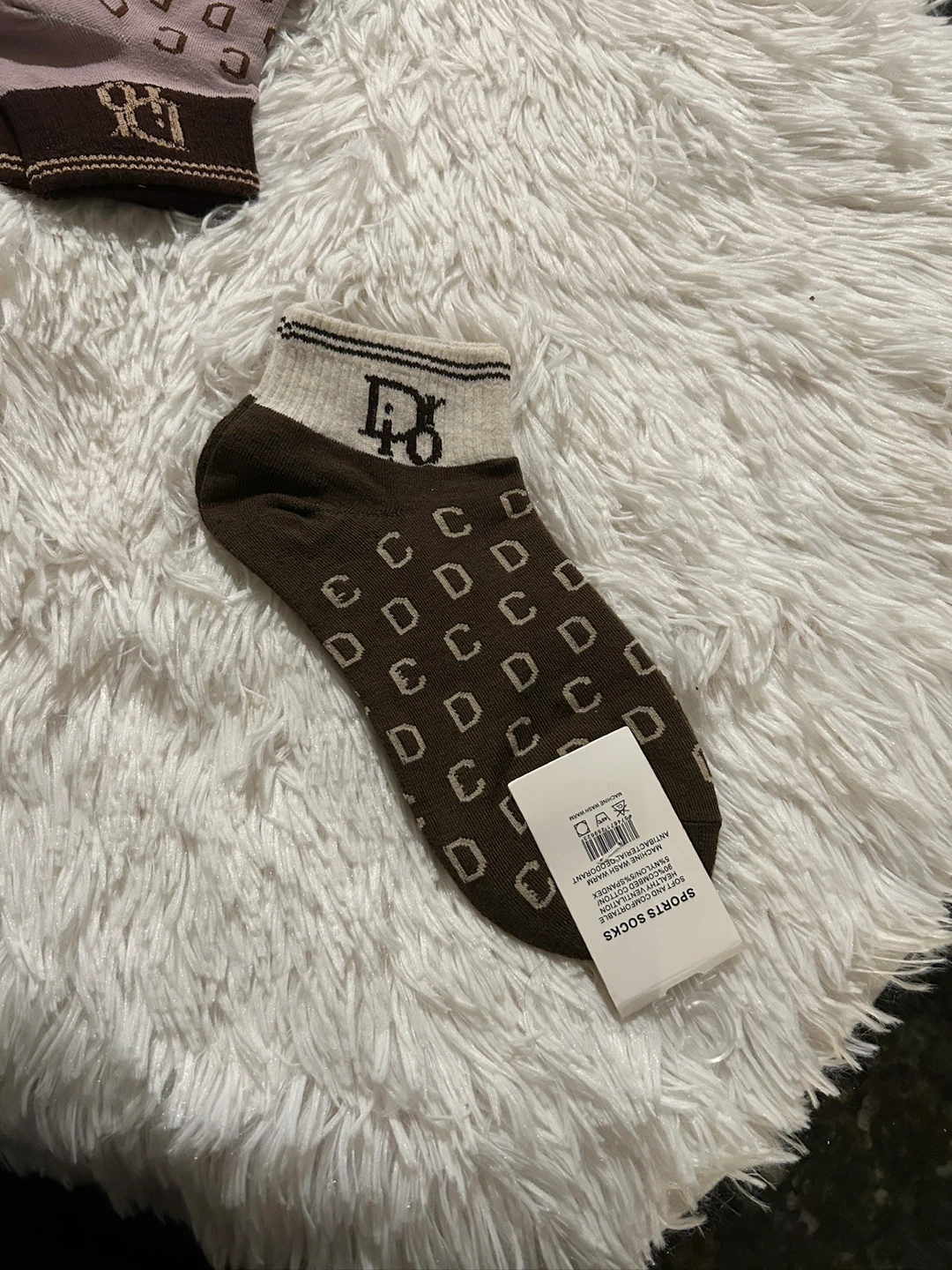 New Sports Socks - Brown & Lilac - photo 2