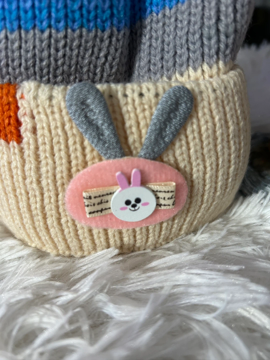Knitted Beanie with Pom Pom - photo 4