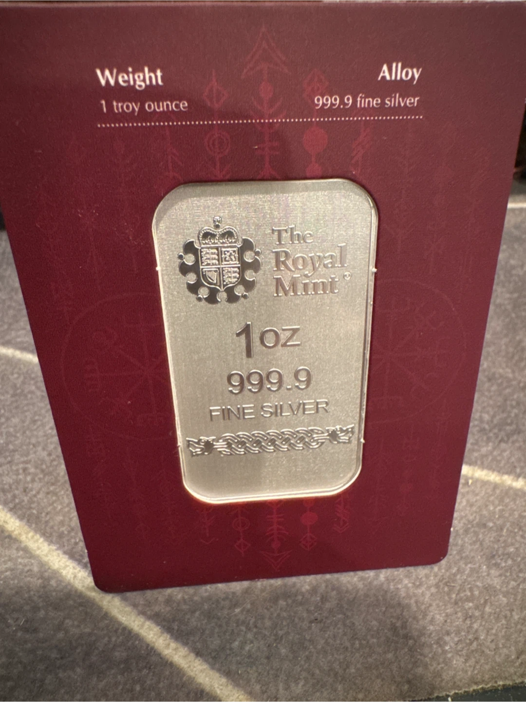The Royal Mint 1oz Fine Silver Odin Bar - photo 2