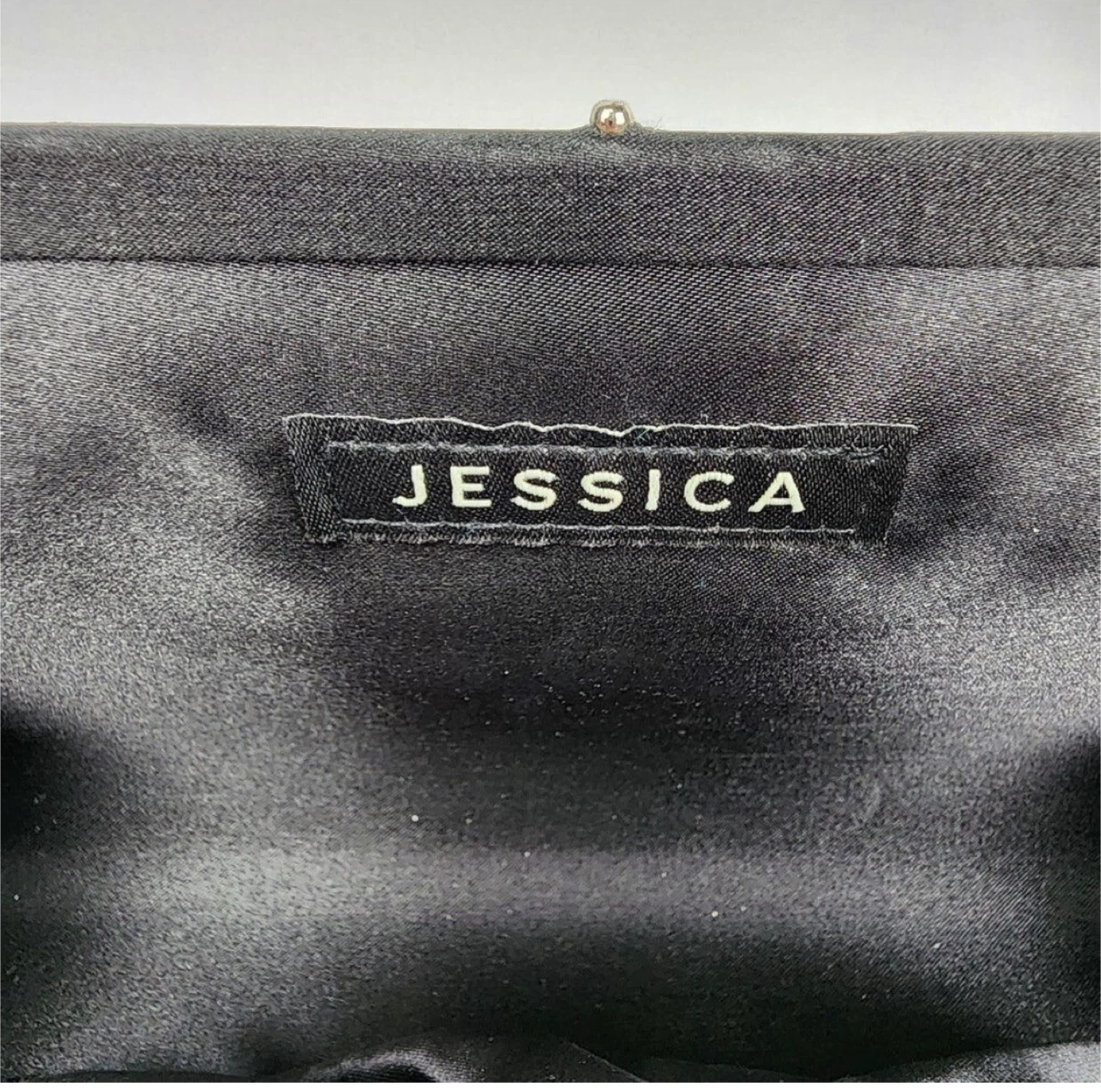Jessica Black Clutch with Chain Strap - photo 2