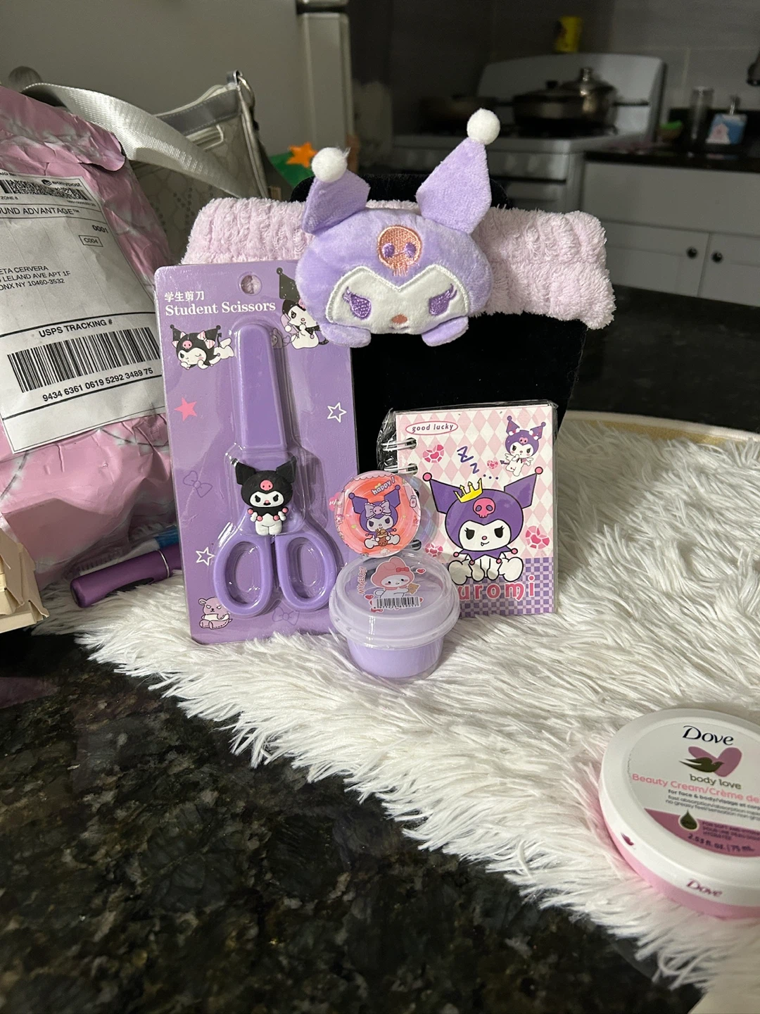 Kuromi Stationery Set - New