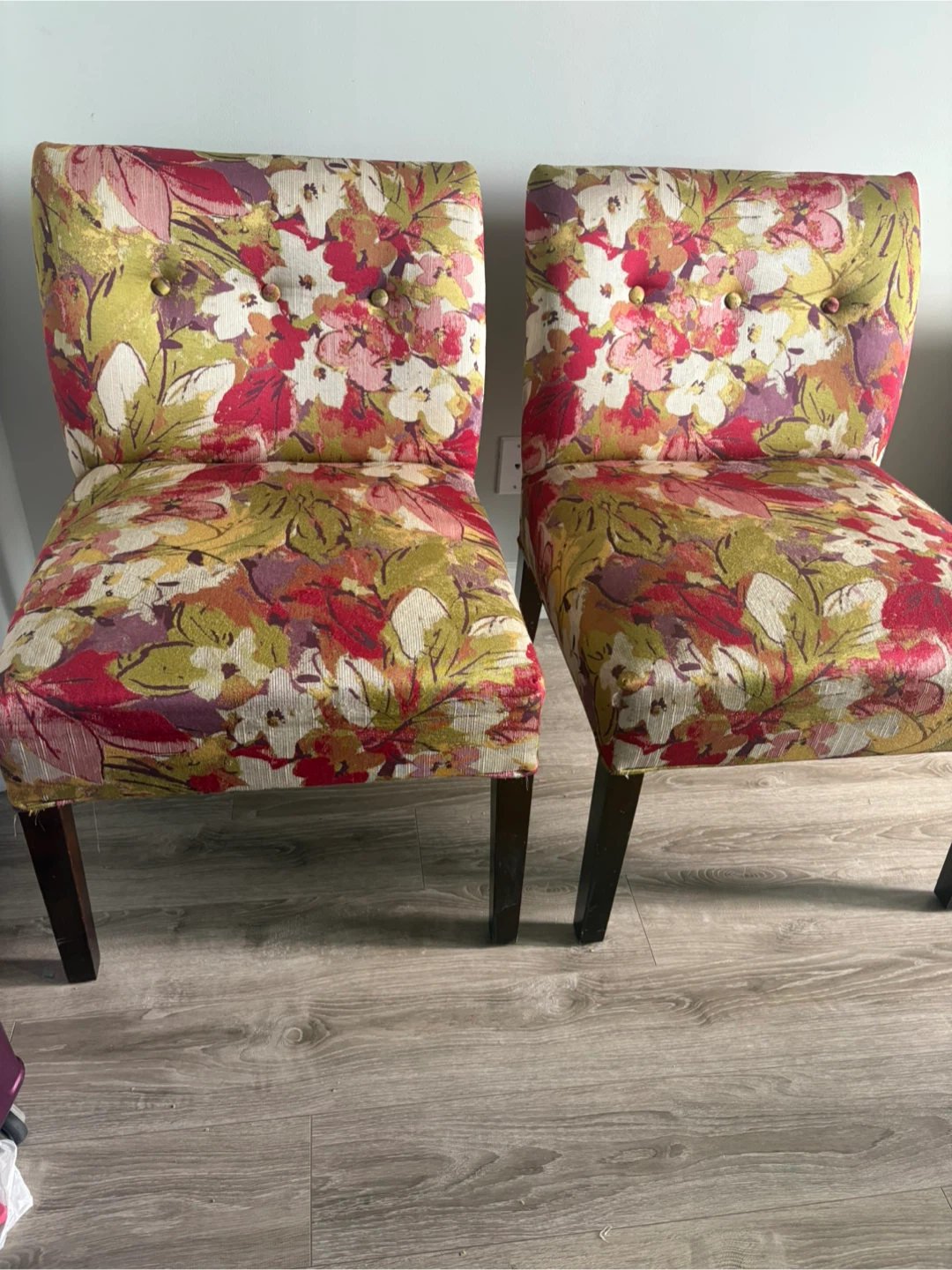 Floral Accent Chairs - Set of 2 - photo 3