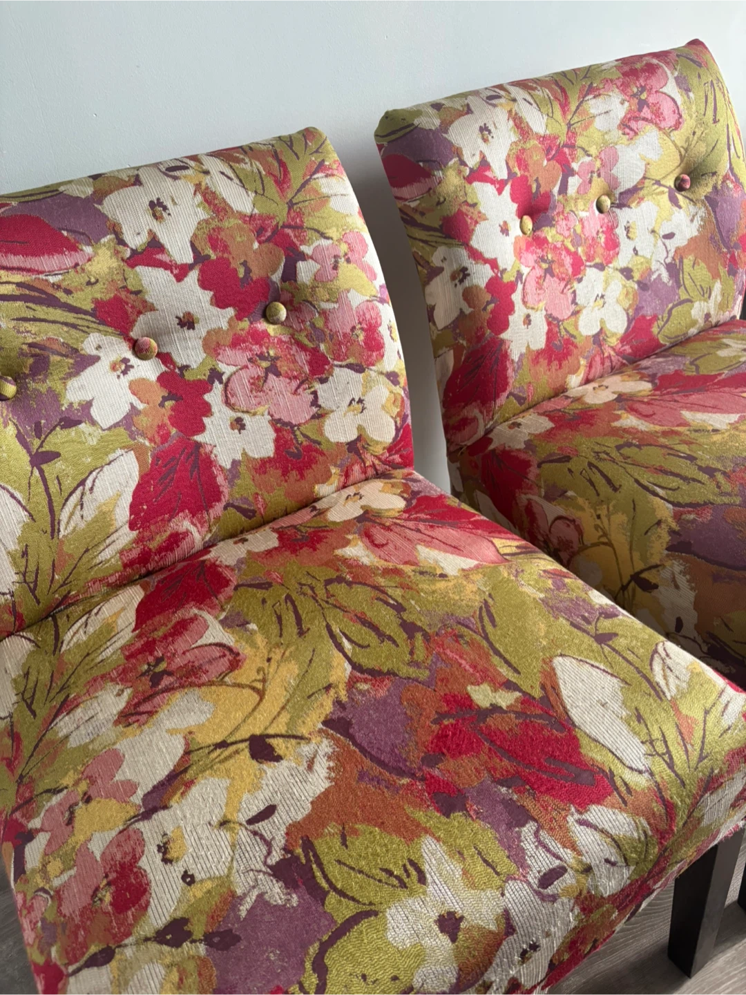 Floral Accent Chairs - Set of 2 - photo 2