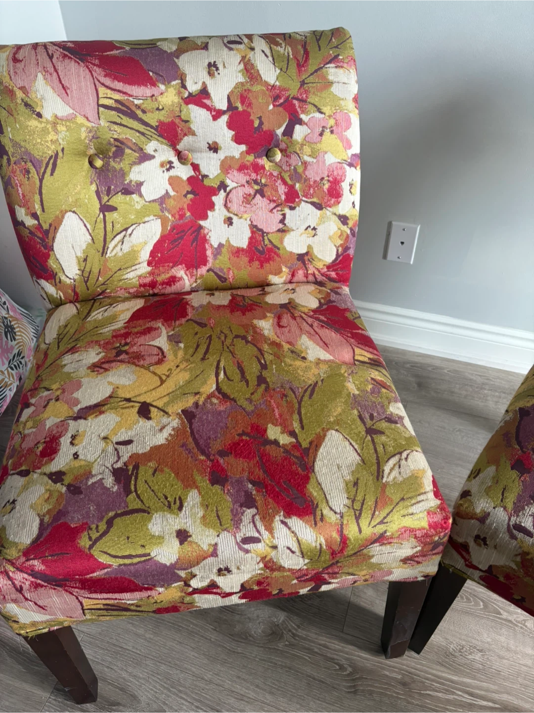 Floral Accent Chairs - Set of 2 - photo 4