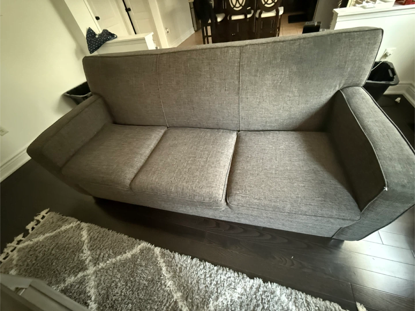 Grey 3-Seater Sofa