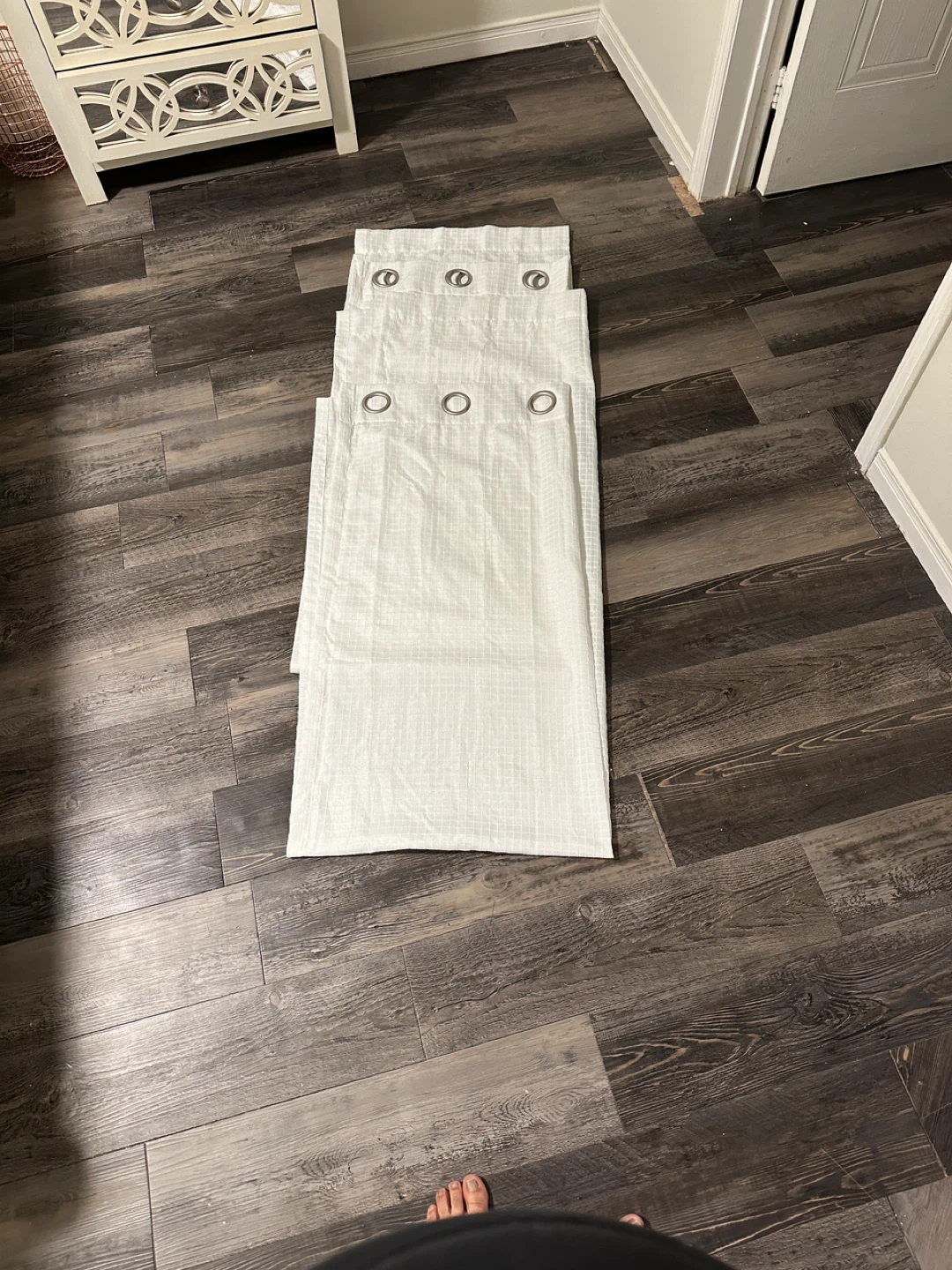 Mainstays White Curtain Panel 38x84 in - photo 3