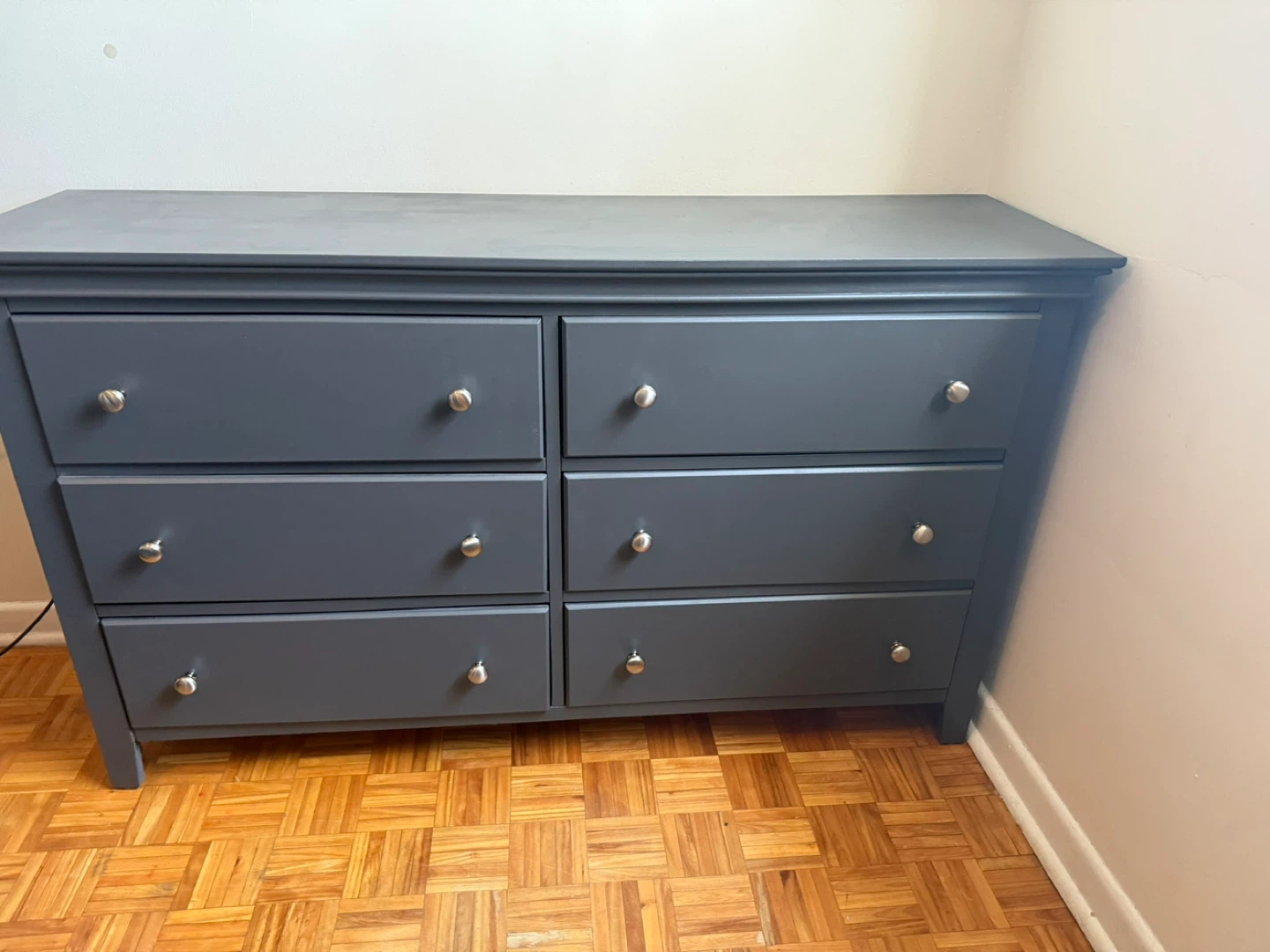 Grey 6-Drawer Dresser