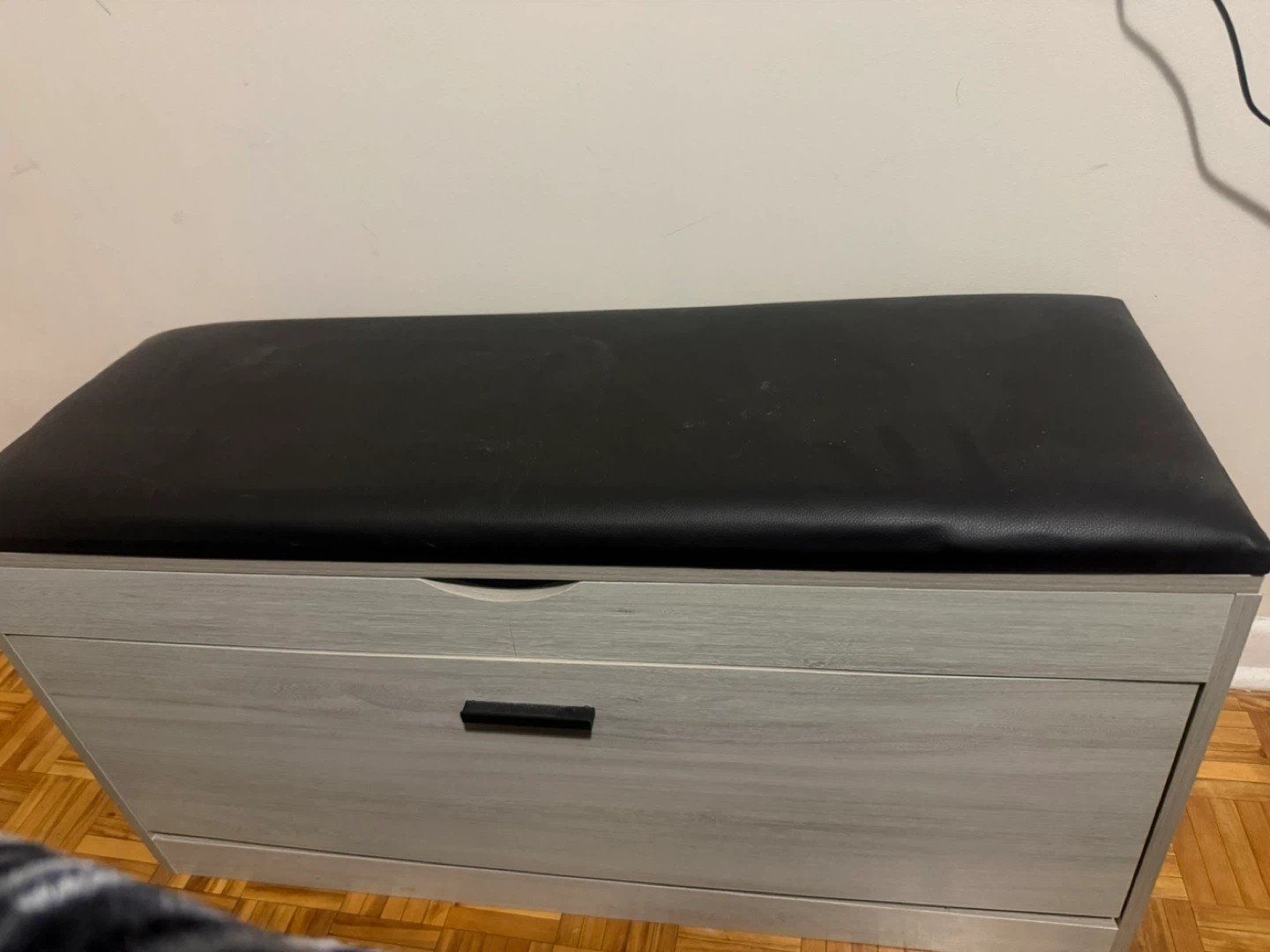 Storage Bench with Shoe Rack