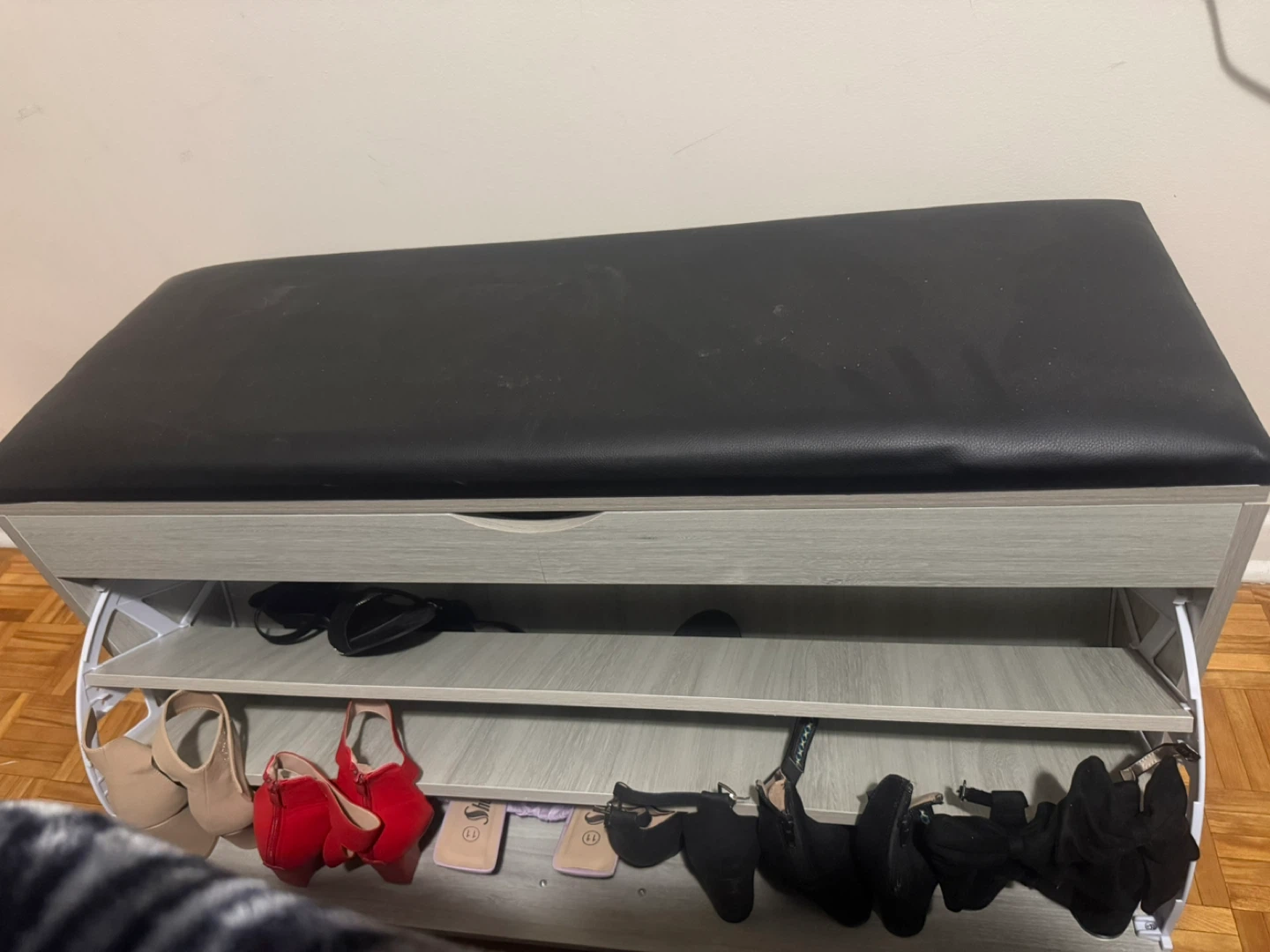 Storage Bench with Shoe Rack - photo 2