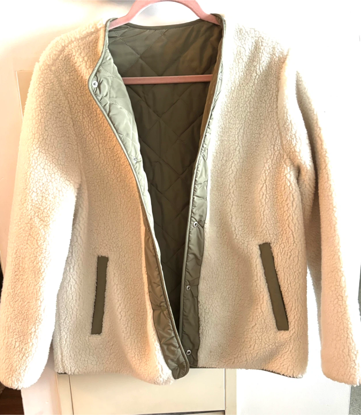 Reversible Quilted & Sherpa Jacket - photo 4