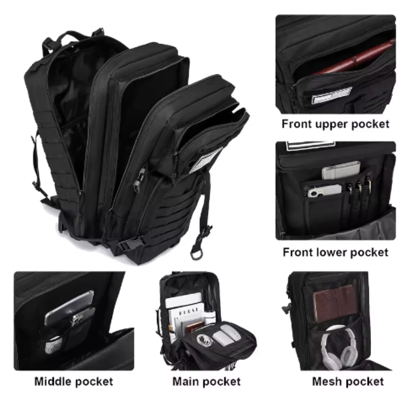 Scout Hawk 45L Large Elite Tactical Backpack - photo 4