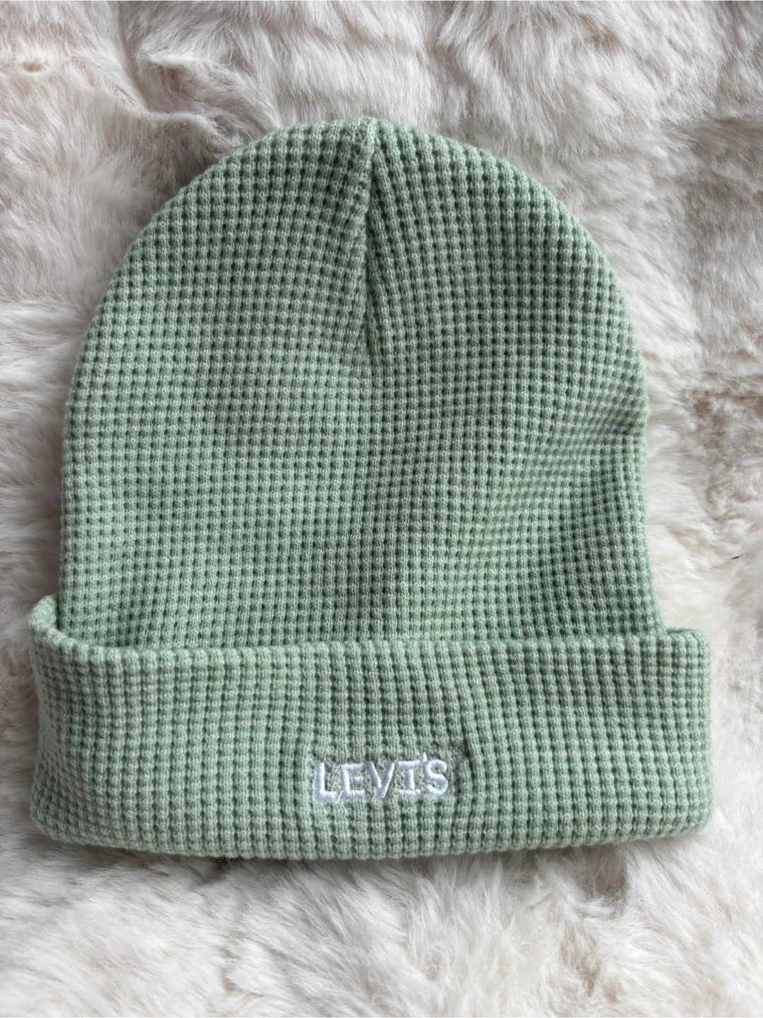 Levi's Waffle Knit Beanie - Light Green
