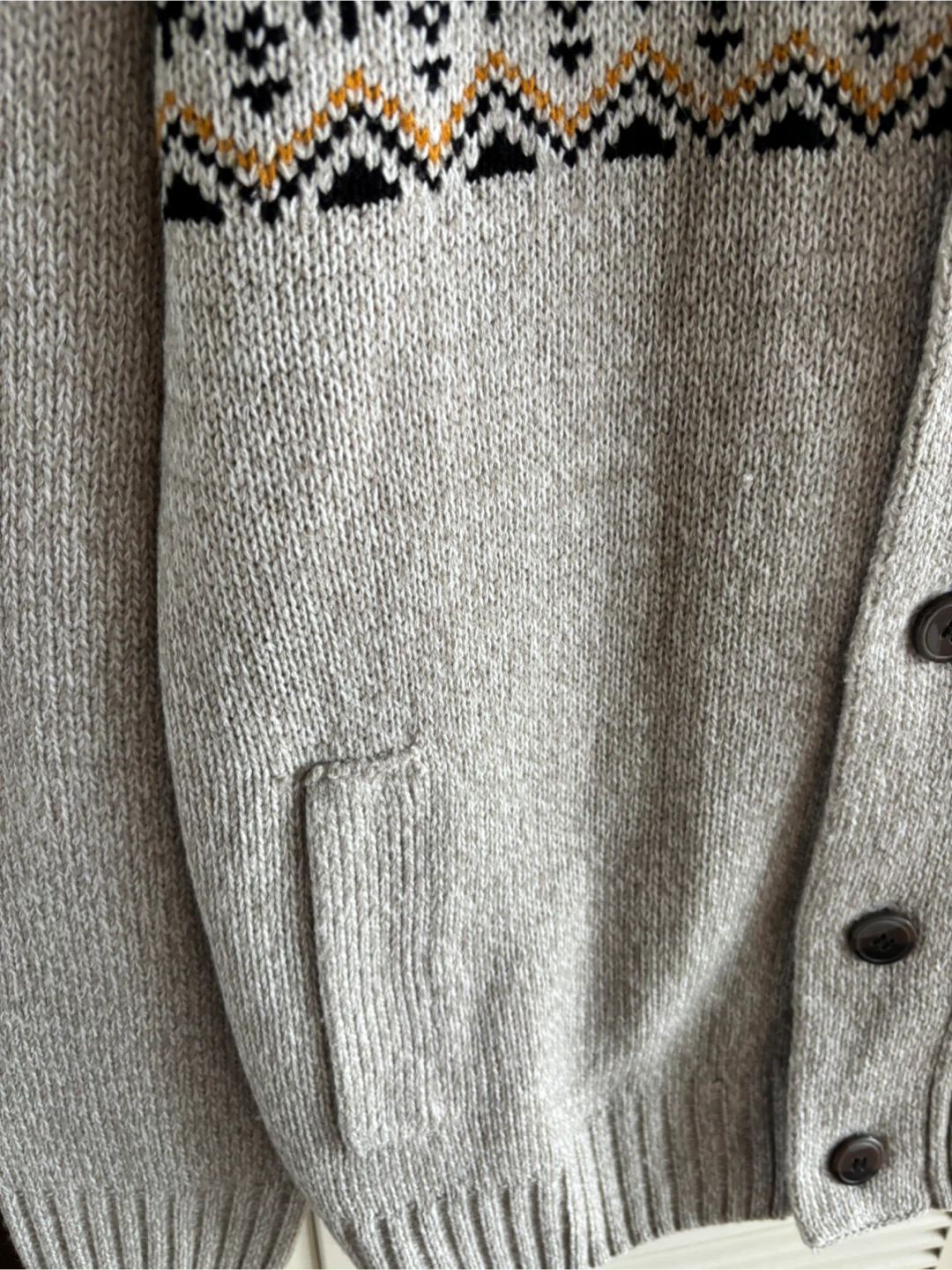 Men’s Grey Sweater Cardigan - photo 3
