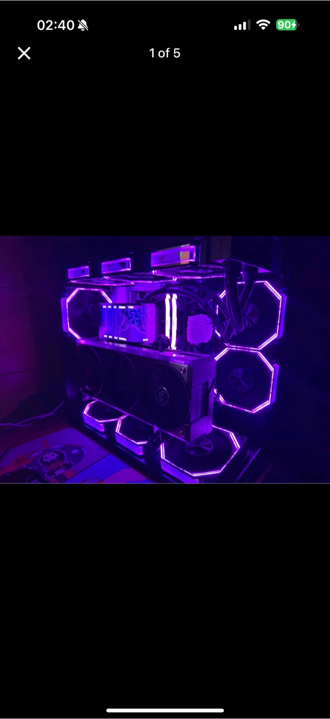 DarkFlash INF34 120mm ARGB Case Fans – 9 Fans Total - photo 2