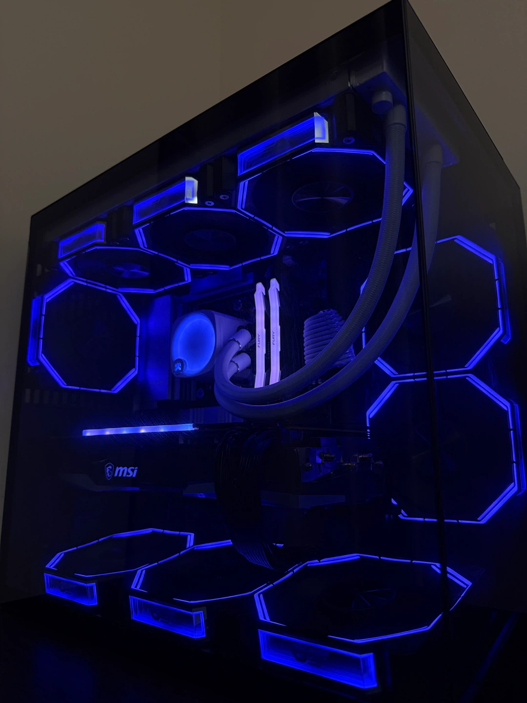 DarkFlash INF34 120mm ARGB Case Fans – 9 Fans Total