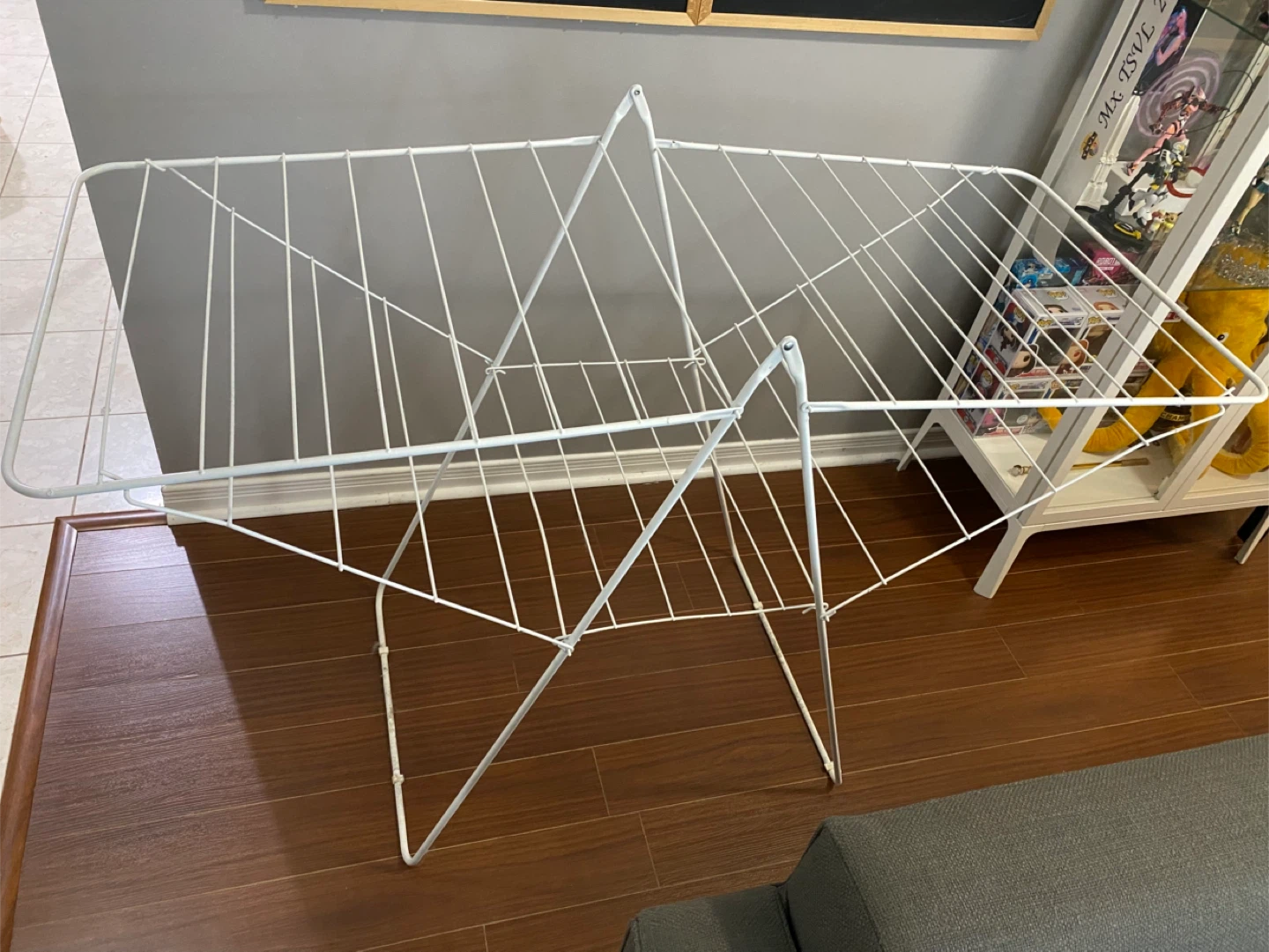 White Clothes Drying Rack