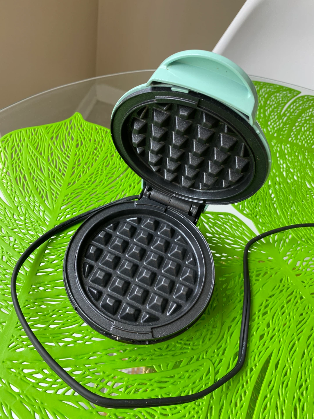 Dash Mini Waffle Maker - Aqua - photo 2