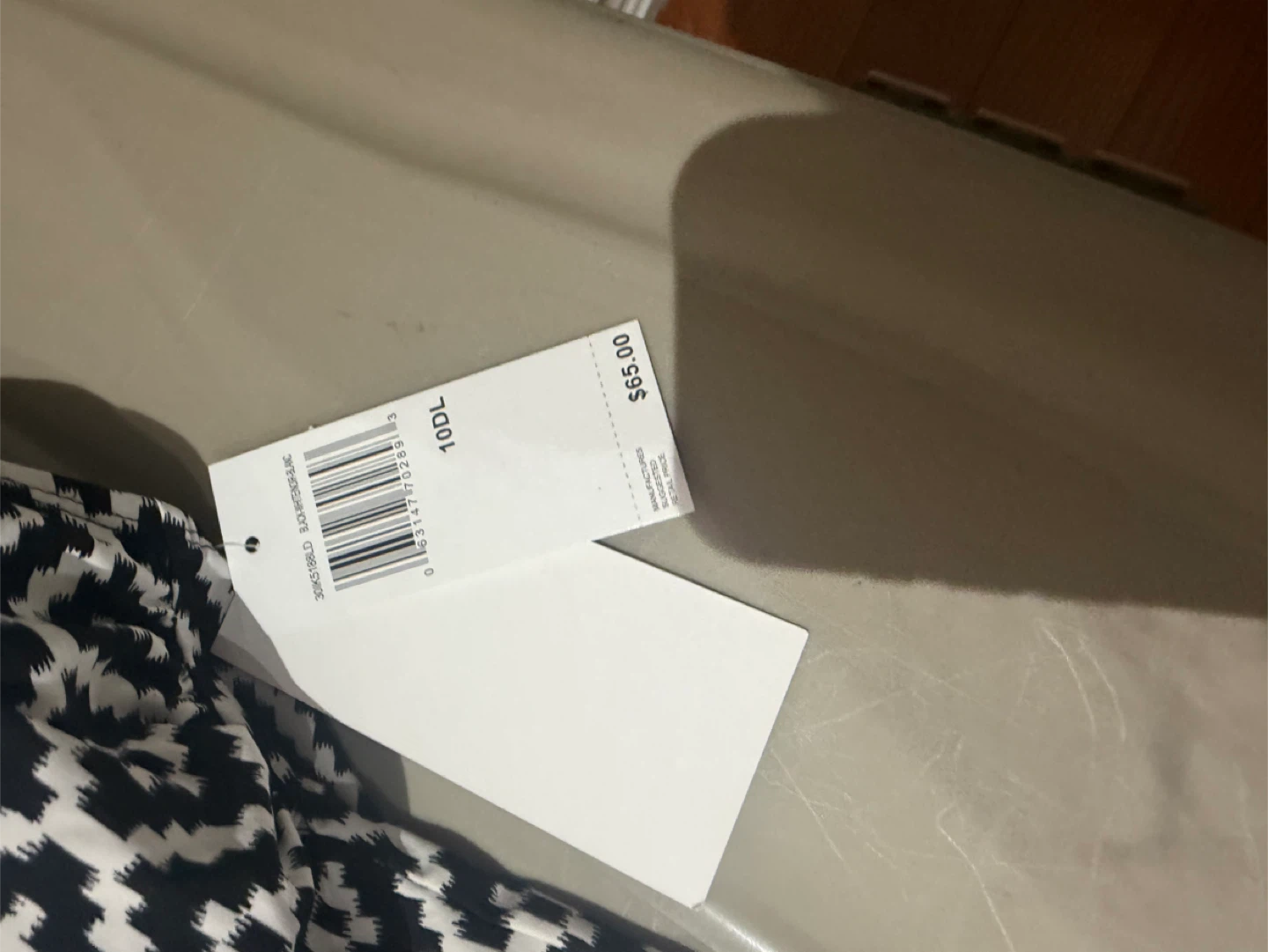 Christina Black/White Tankini Top - Size 10DL - photo 4