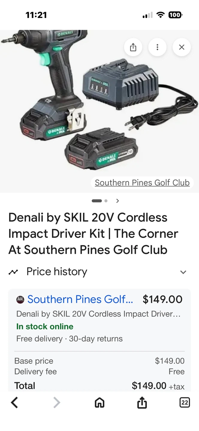 Denali by SKIL 20V Cordless Impact Driver Kit - photo 3