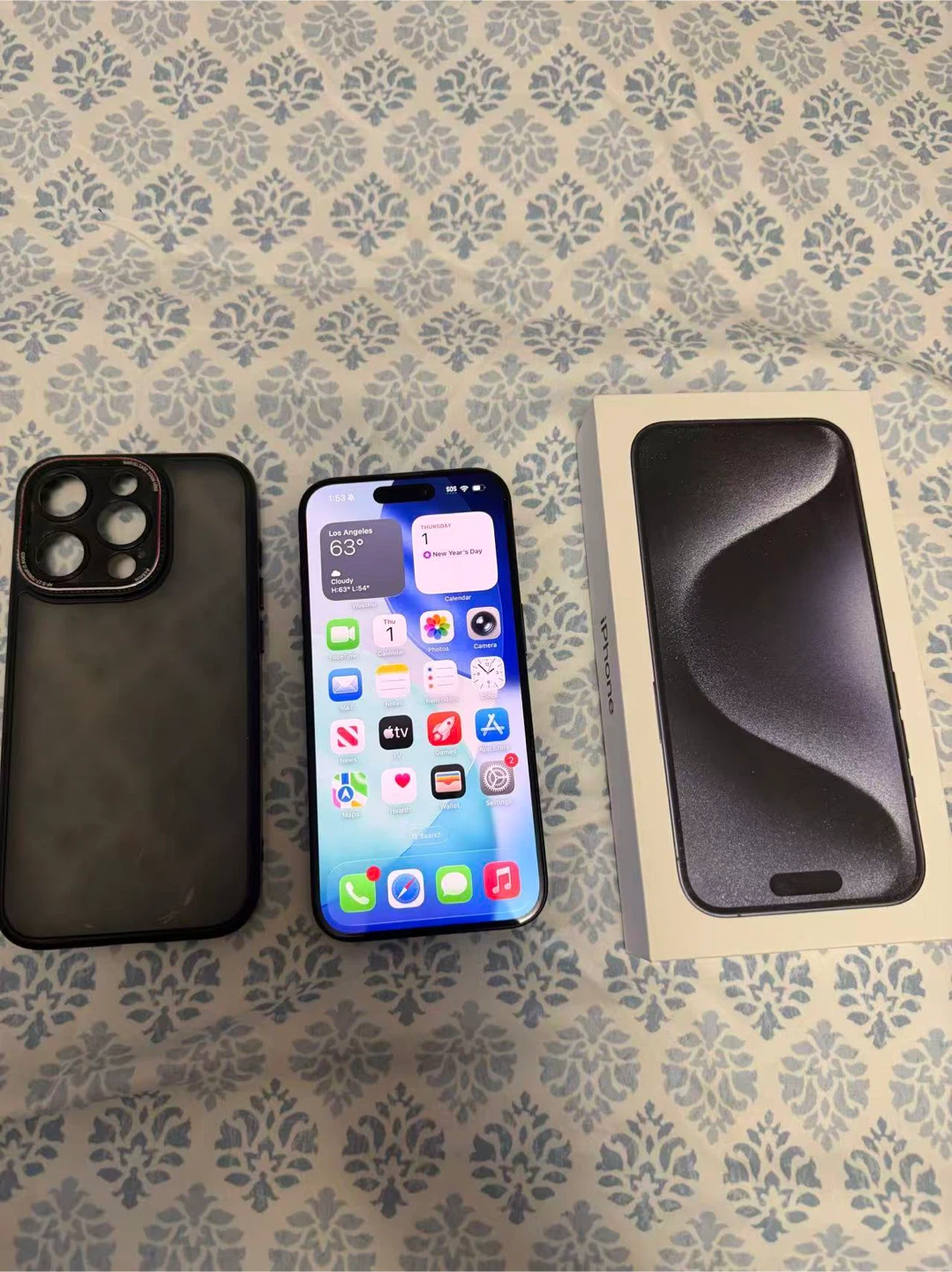 iPhone 15 Pro 128GB Blue - Box Included!