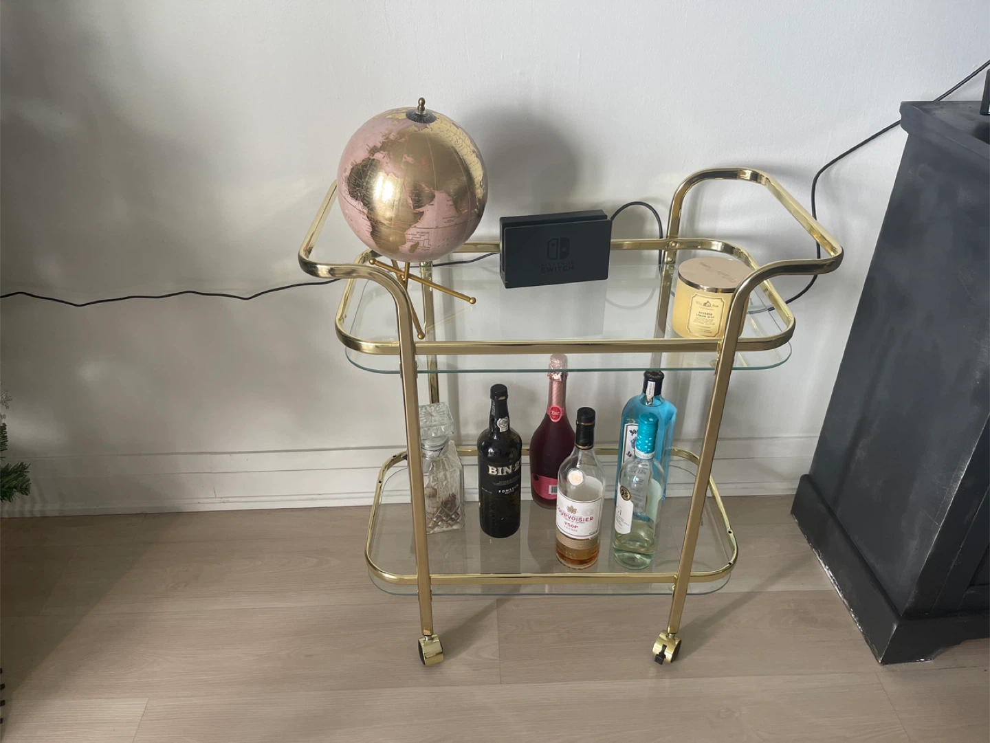Gold Bar Cart