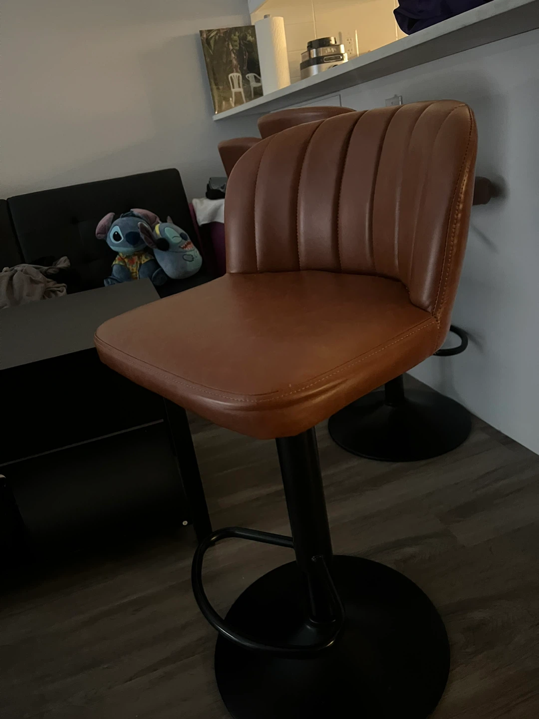 X3 Brown Bar Stool