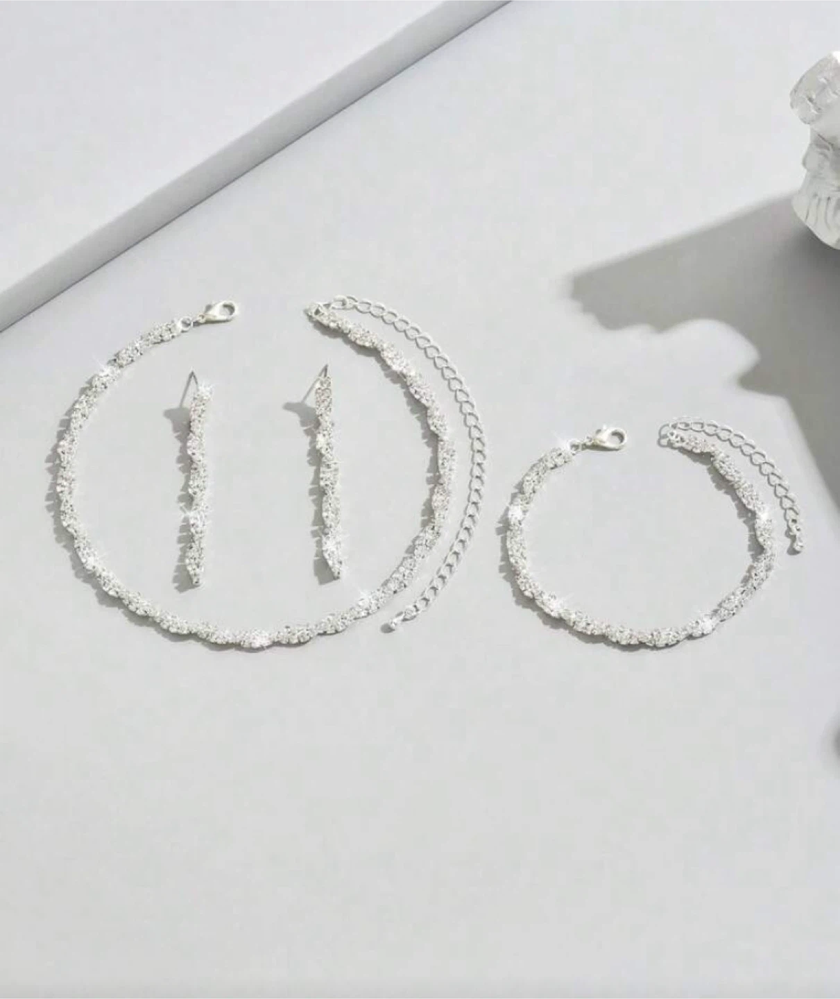 Sparkling Rhinestone Jewellery Set - New - photo 3