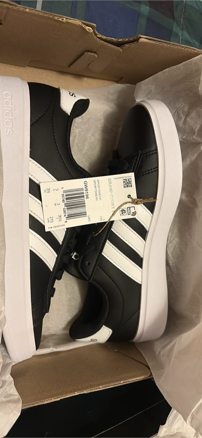 New Adidas Grand Court 2.0 Shoes - Size 5 - photo 2
