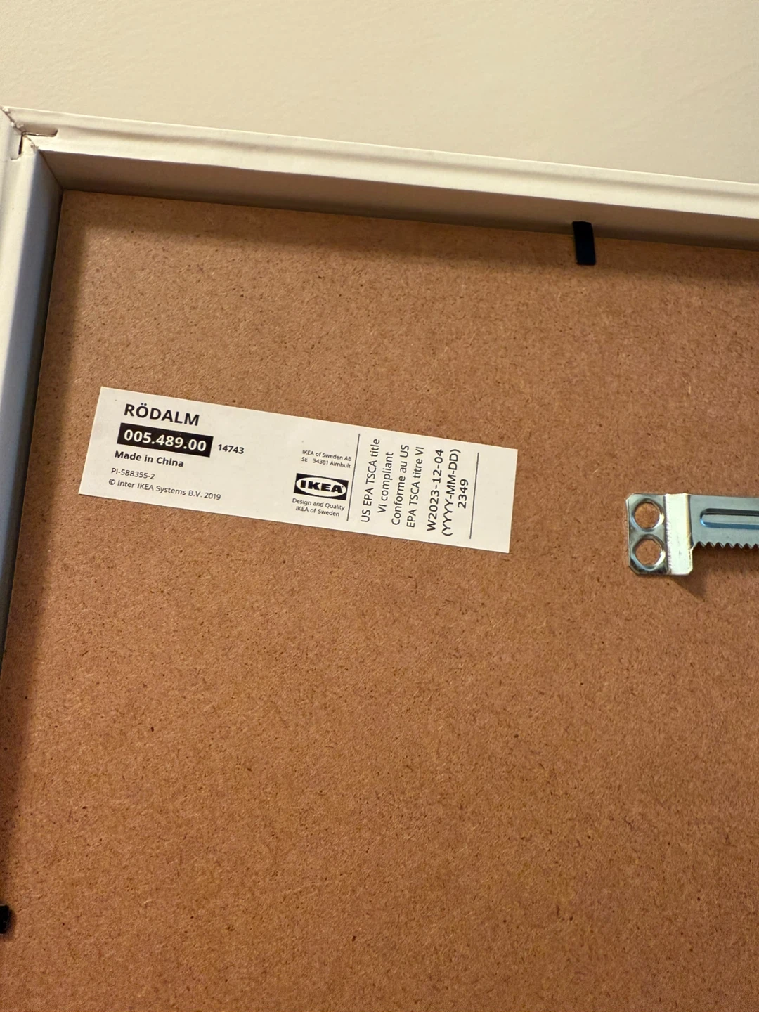 IKEA RÖDALM White Picture Frame - photo 2